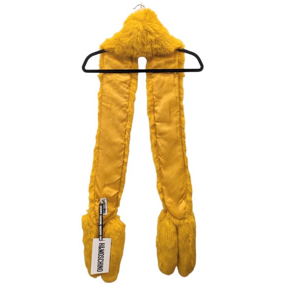 NWT H&M x Moschino Faux Fur Scarf - Picture 4 of 9